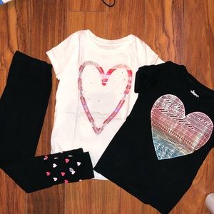 Valentines Day set for girls in size 7/8